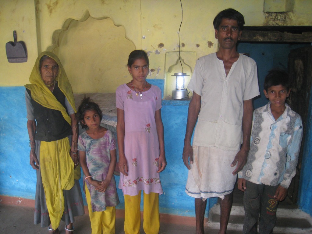 Vikram Singh with his family