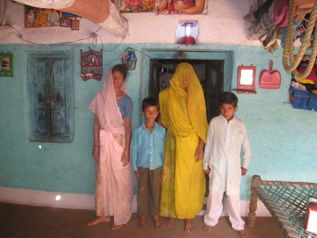 Ganga Bai with her family