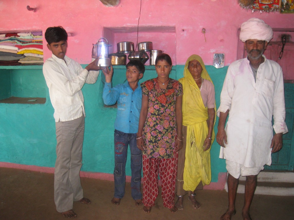 Bhawani Singh with his family