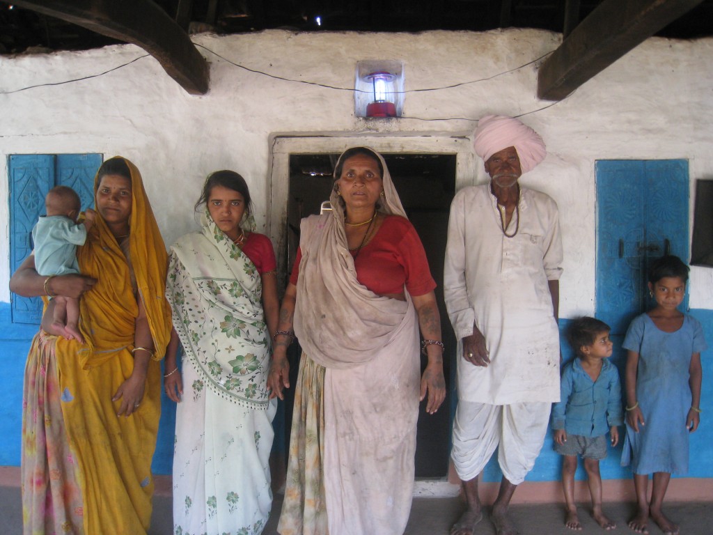 Sridev Singh with his family